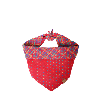 Custom printed pet dog scarf bandana with logo